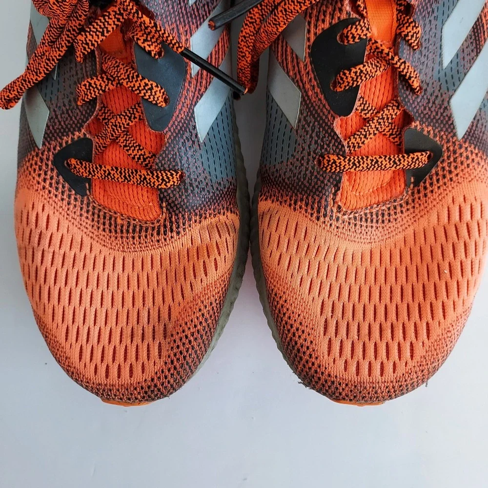 Adidas Men's Aerobounce‎ ST Running Shoes Mens 7 Neon Orange Black Trainers